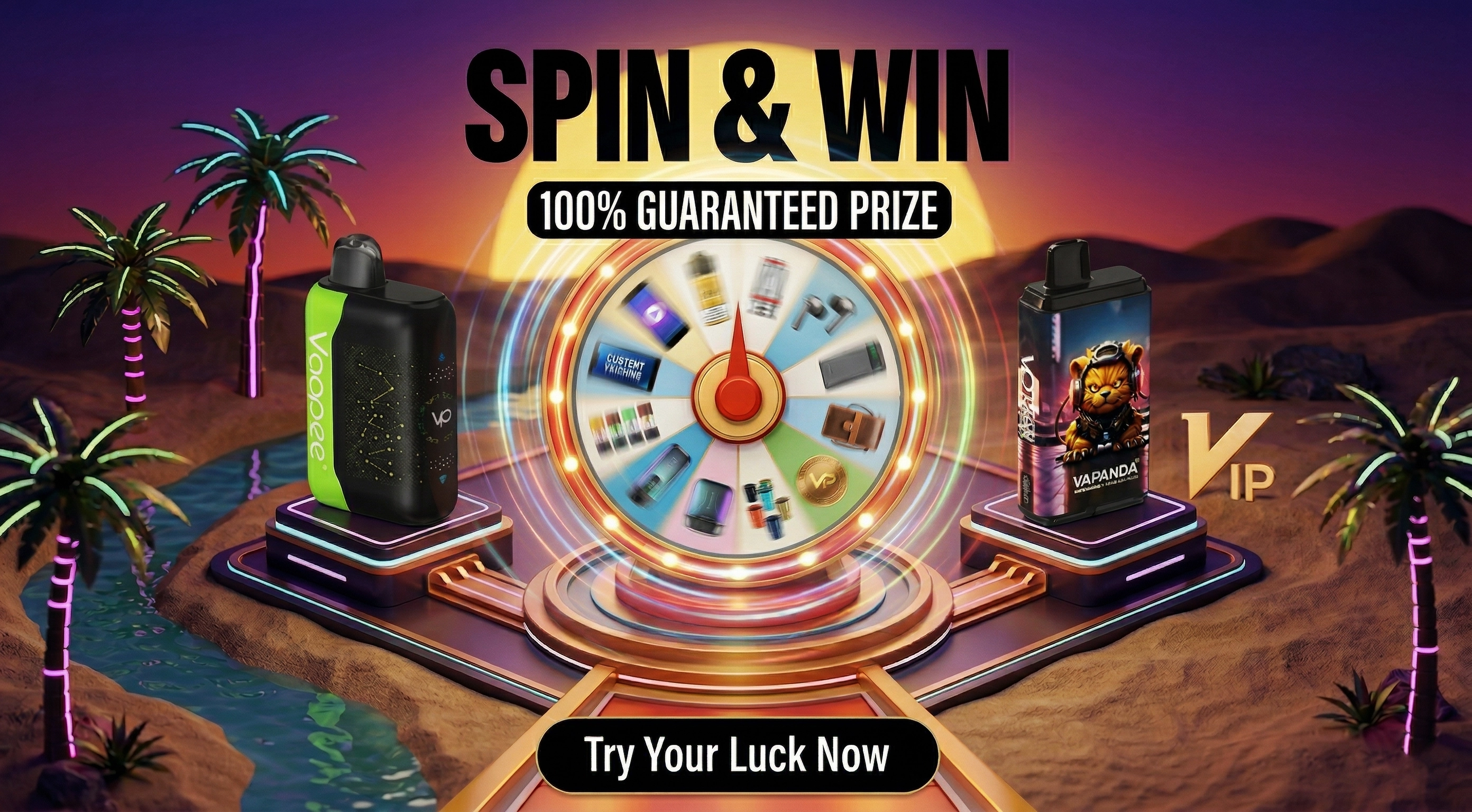 Limited-time member wheel with prize codes ready to ship