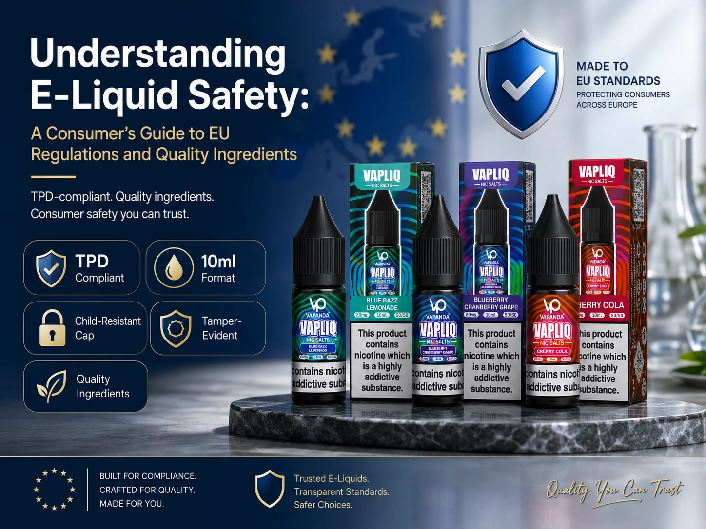 Understanding E-Liquid Safety: A Consumer’s Guide to EU Regulations and Quality Ingredients