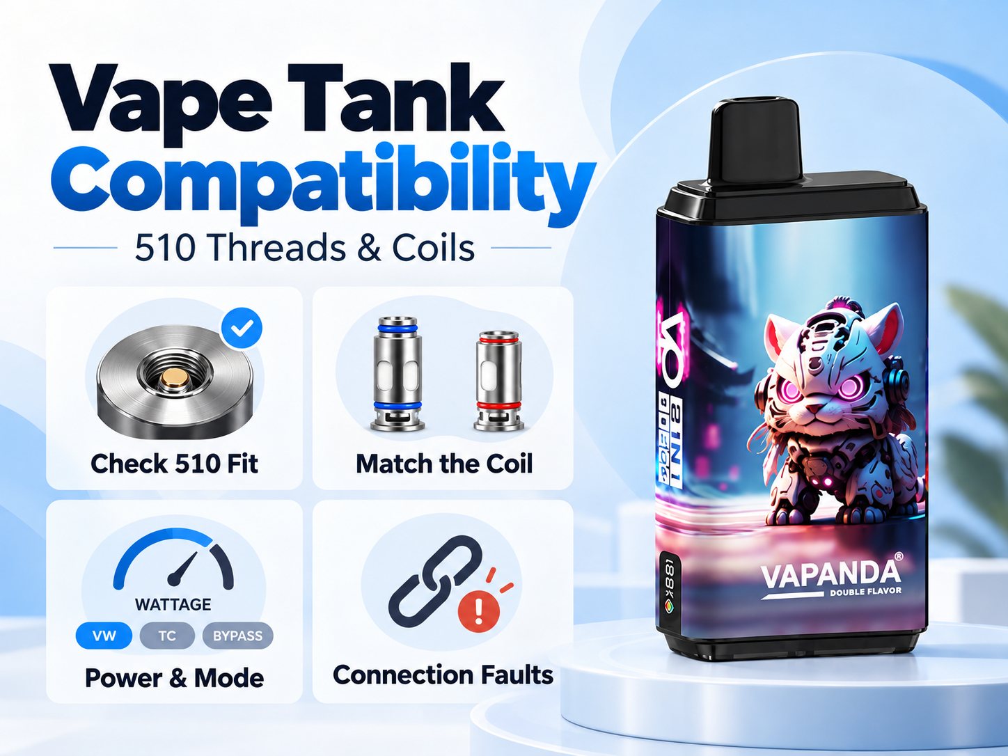 Vape Tank Compatibility: 510 Threads and Coils